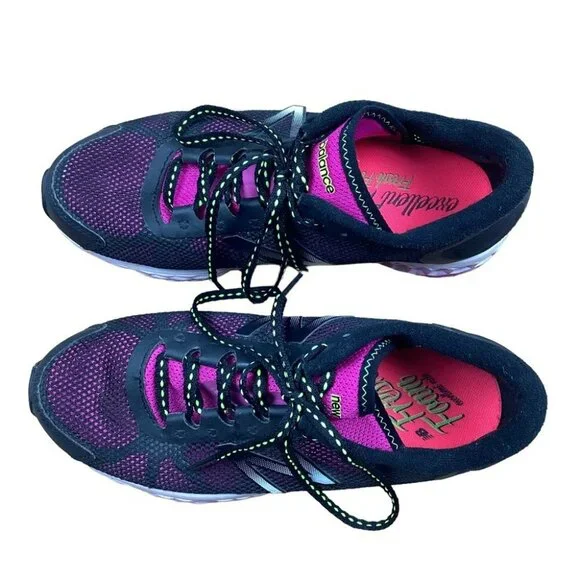 New Balance Womens Running Shoes Size 8.5 Black & Pink Excellent Used Condition - Picture 2 of 9